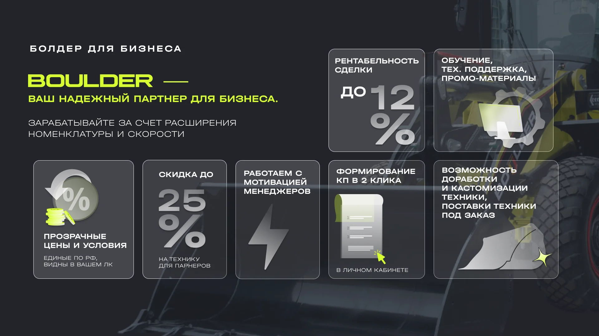 Презентация B2B для BOULDER