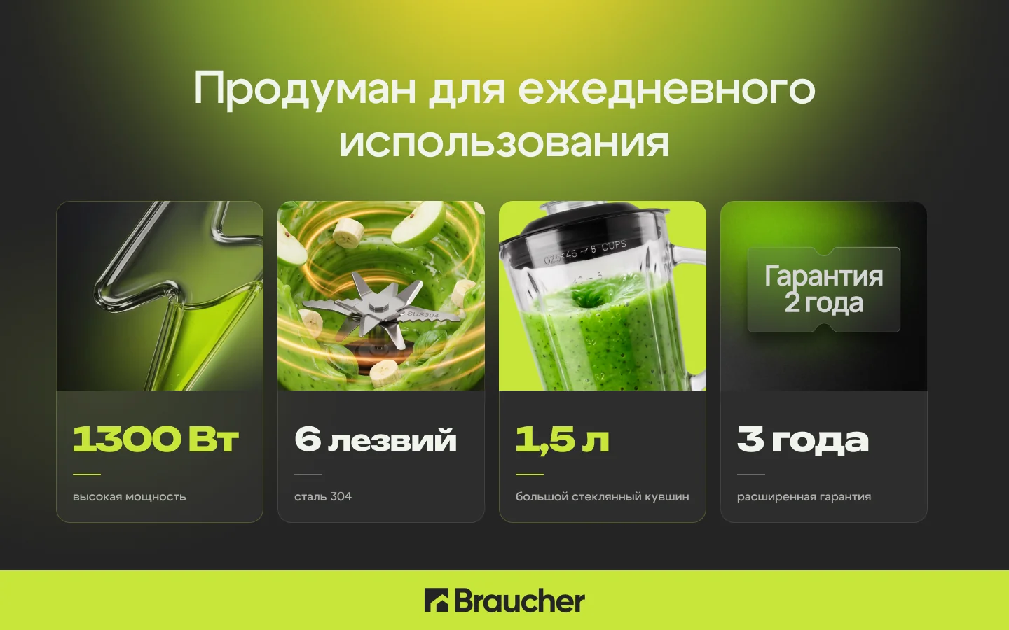 Rich-контент для карточки блендера BRAUCHER — 5